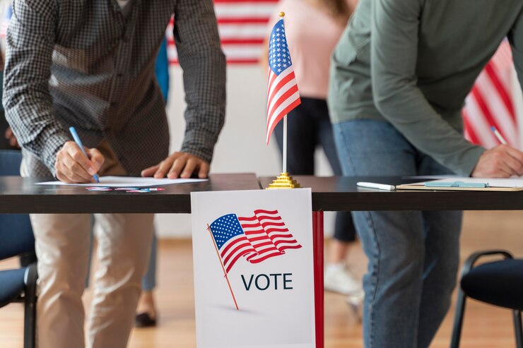 people registering to vote in the US